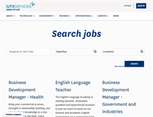 Tablet Screenshot of careers.uniservices.co.nz